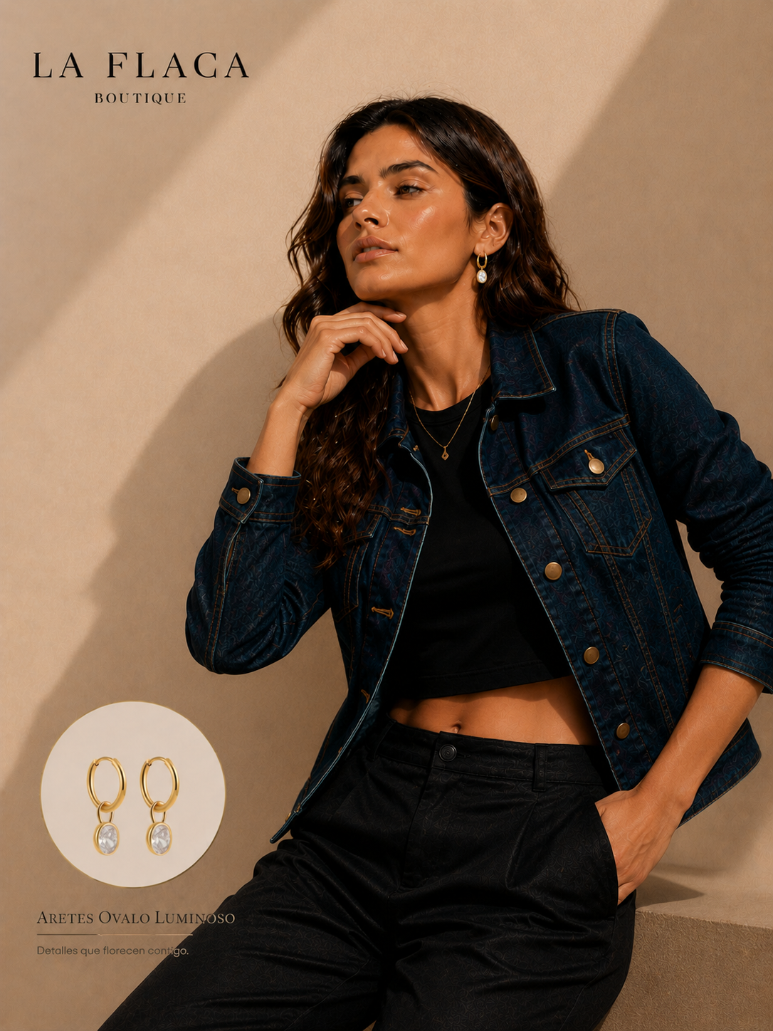 Aretes Ovalo Luminoso