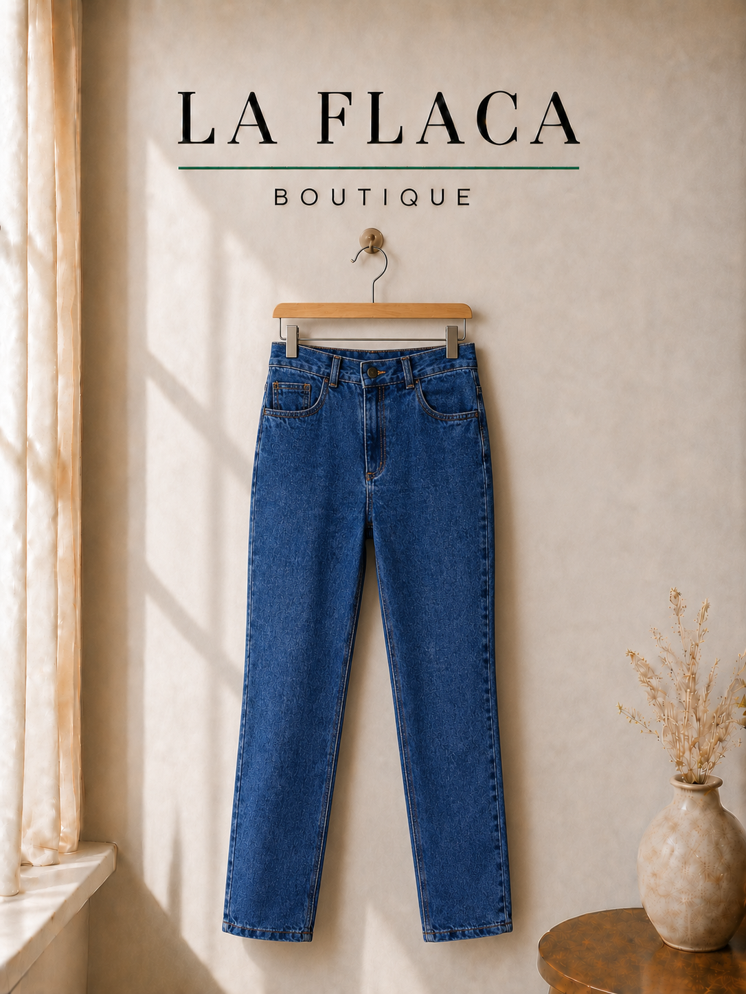 Jean denim LF azul claro