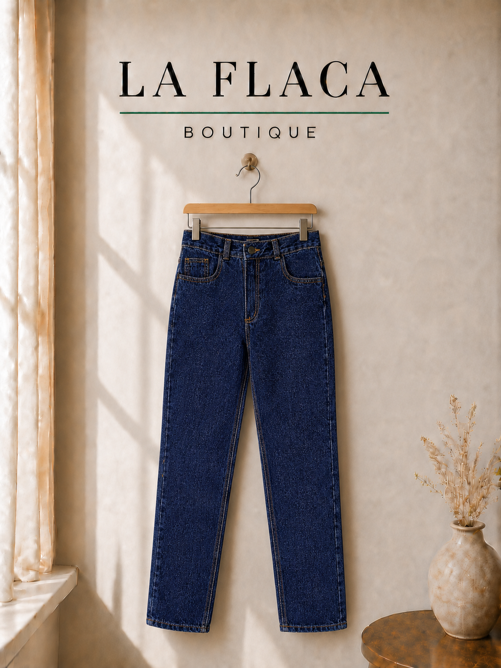 Jean denim LF azul oscuro