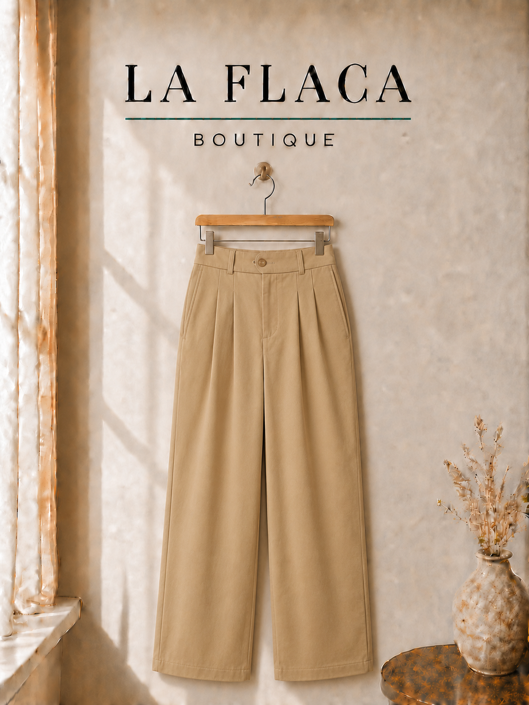 Pantalón de vestir LF Beige