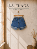•  Short de mezclilla LF tono azul claro