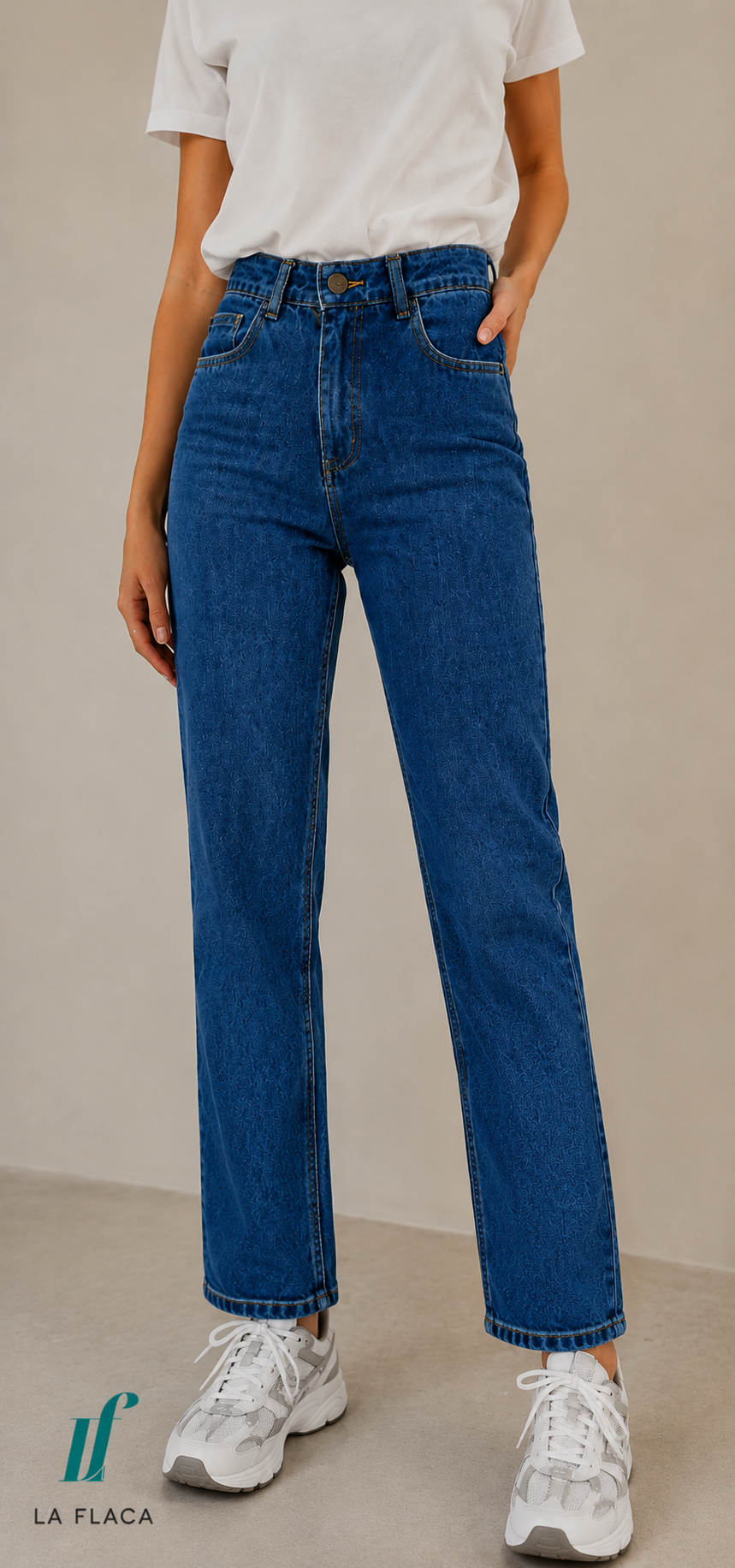 Jean denim LF azul claro
