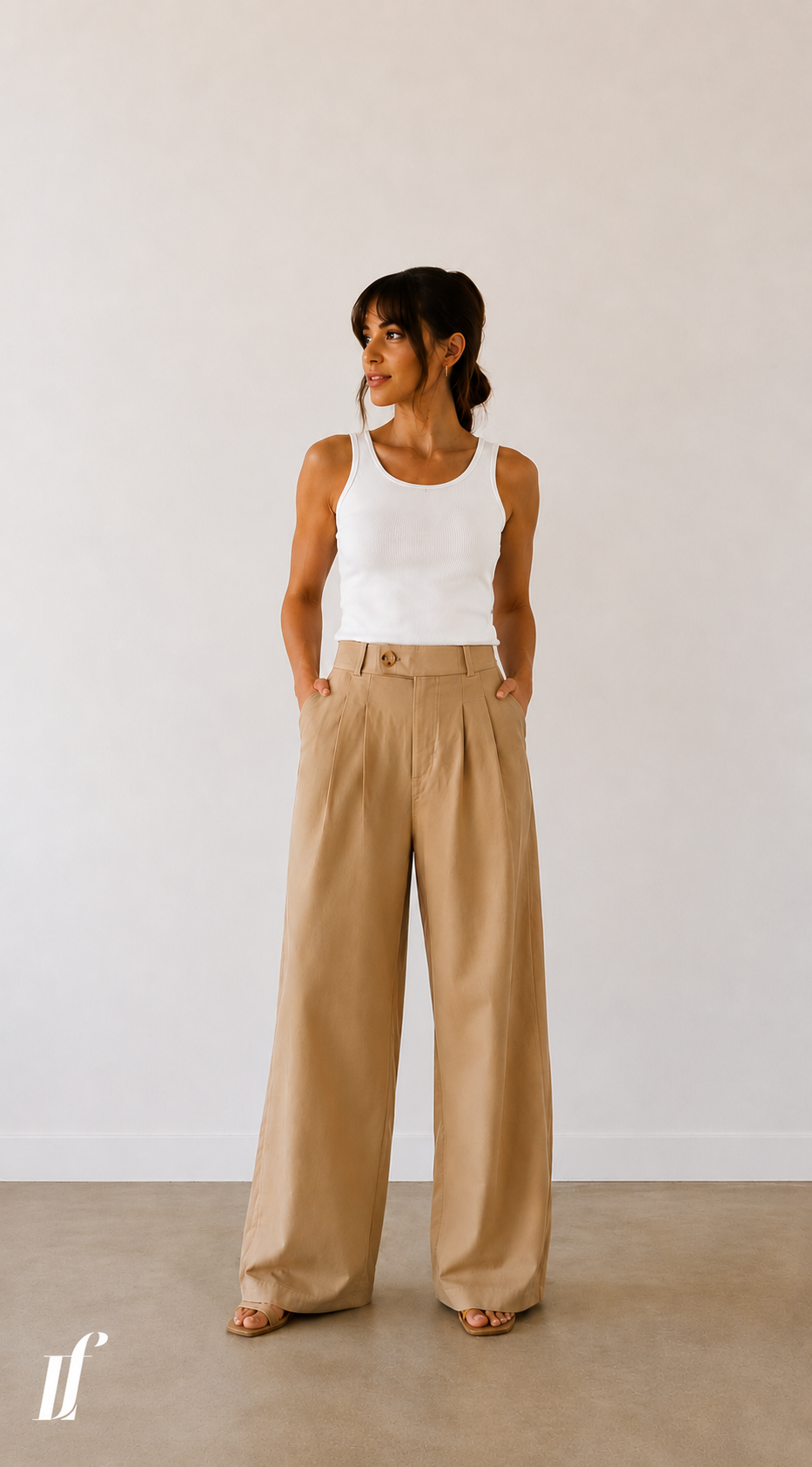 Pantalón de vestir LF Beige