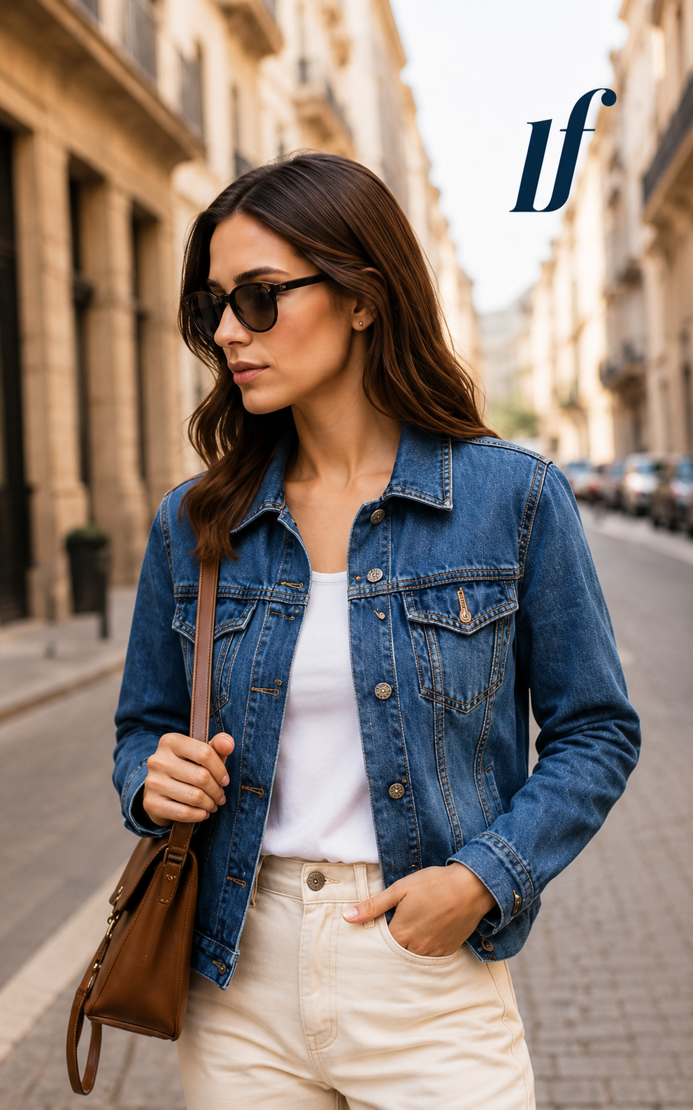 Chaqueta Denim Clásica LF Azul Claro