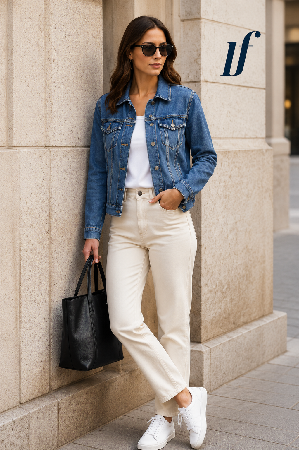 Chaqueta Denim Clásica LF Azul Claro