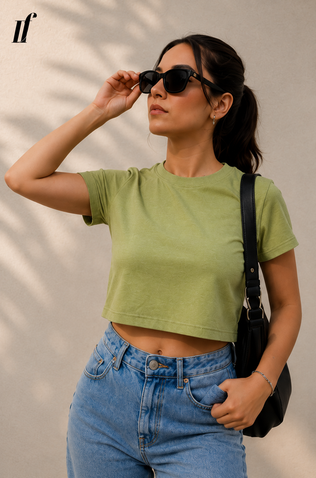 Crop Top Oversize Verde