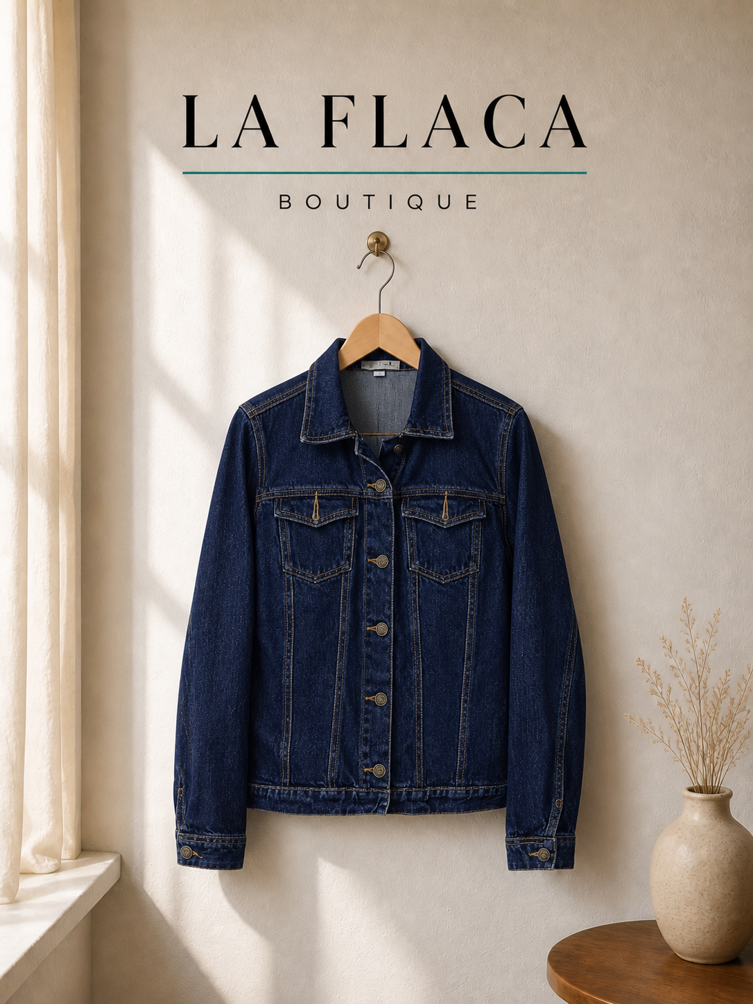 Chaqueta Denim Clásica LF Azul Marino