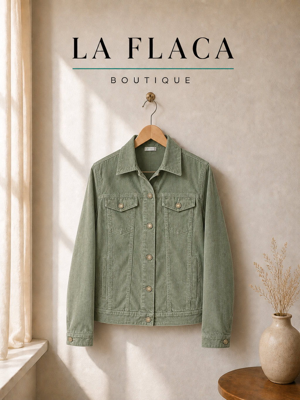 Chaqueta Corduroy LF Verde