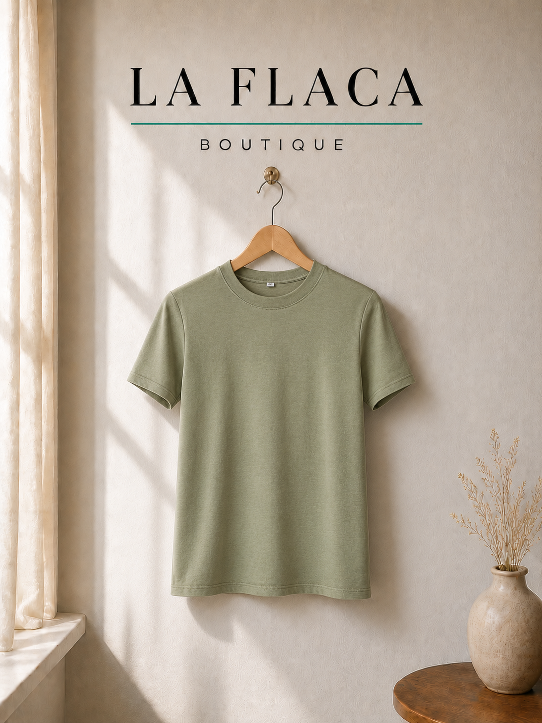 Camiseta Basic LF Verde Oliva