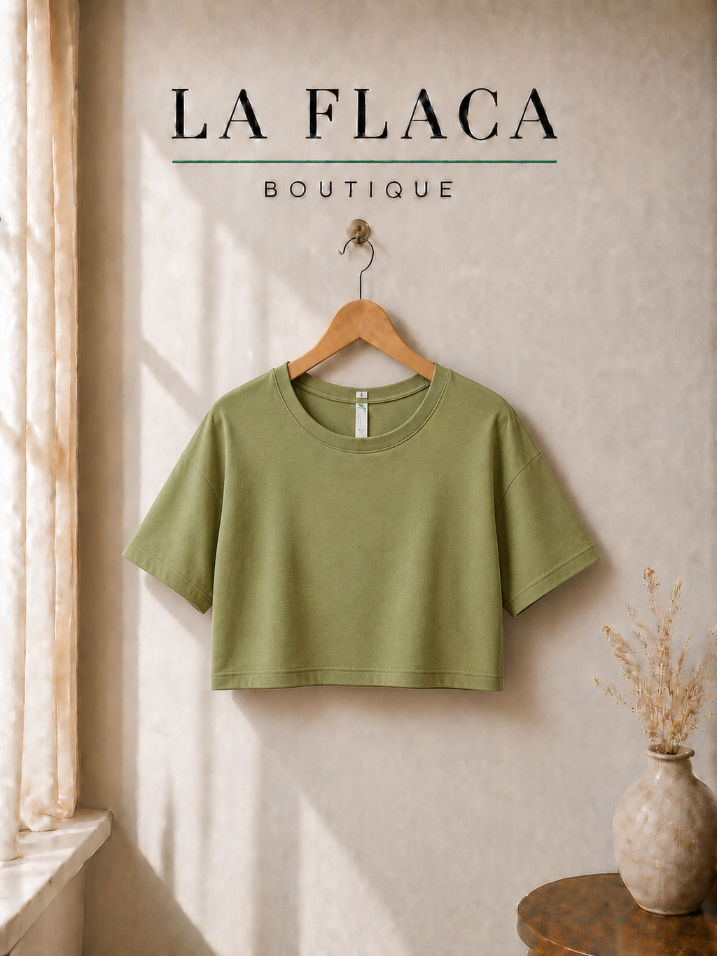 Crop Top Oversize Verde