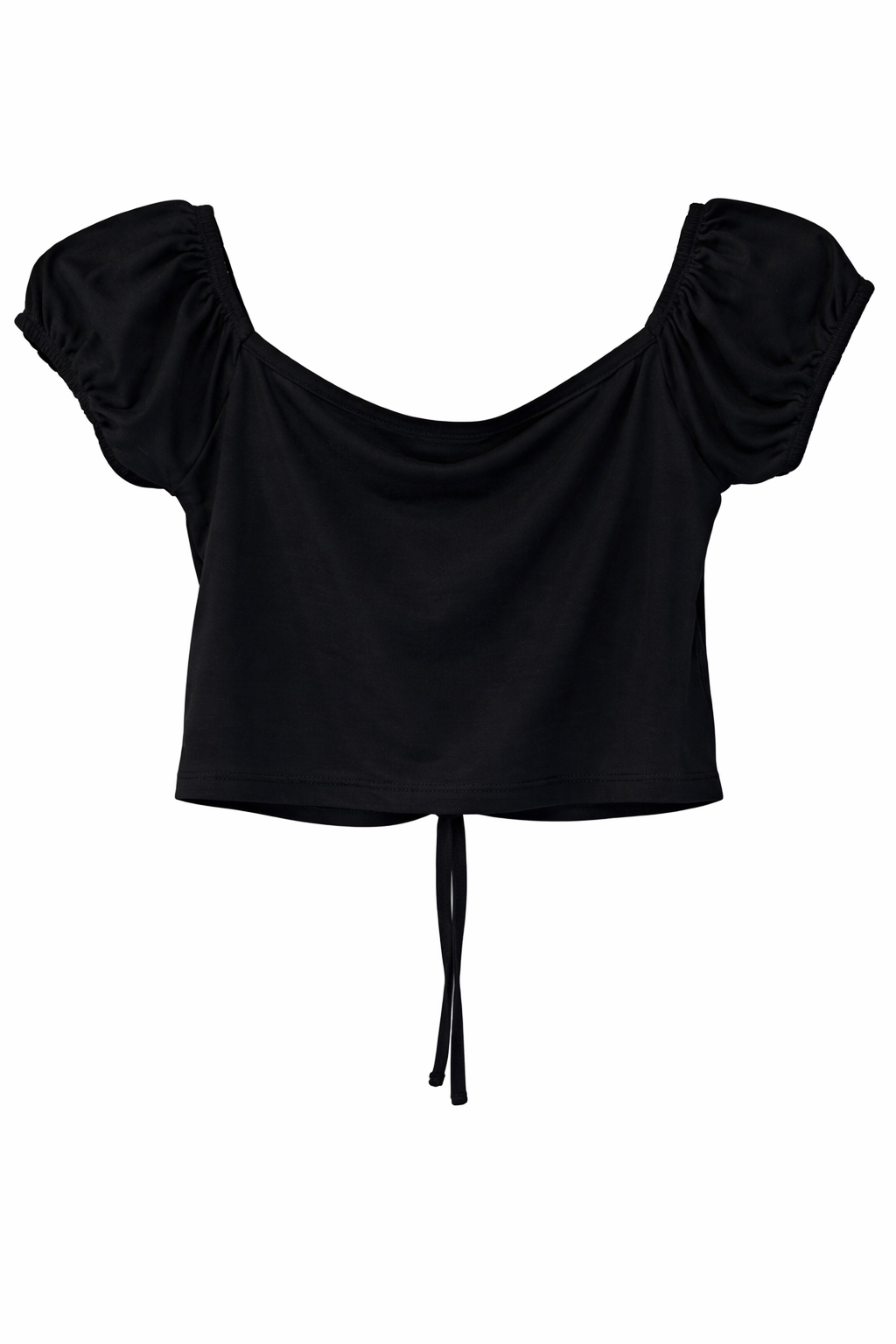 Crop Top Fruncido LF Negro
