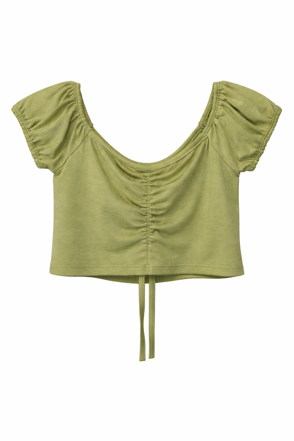 Crop Top Fruncido LF Verde