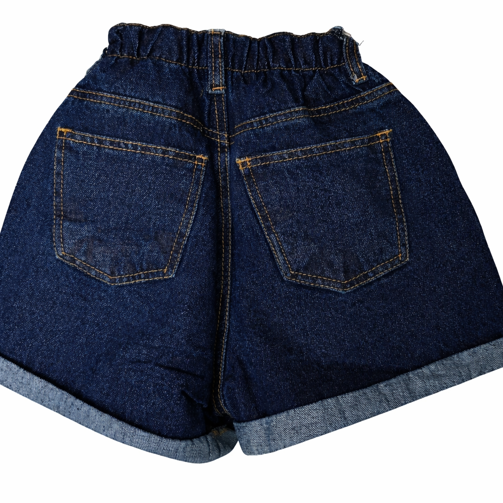 •  Short de mezclilla LF azul oscuro