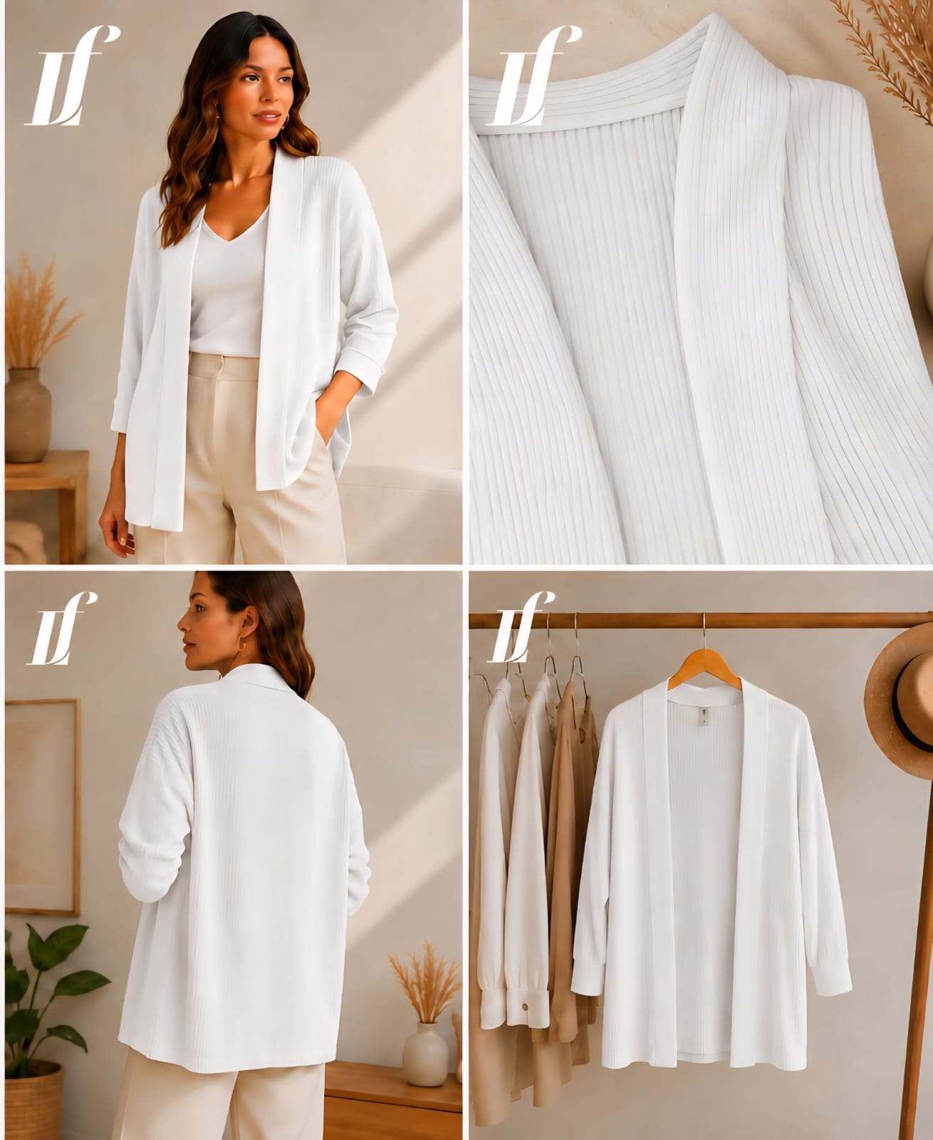 Cárdigan Blanco LF